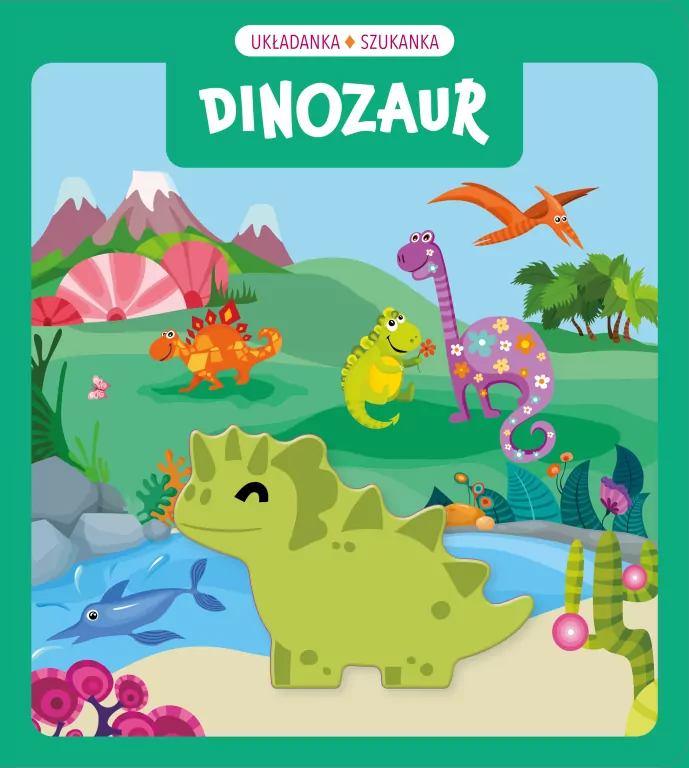 Układanka szukanka. Dinozaury - tantis.pl