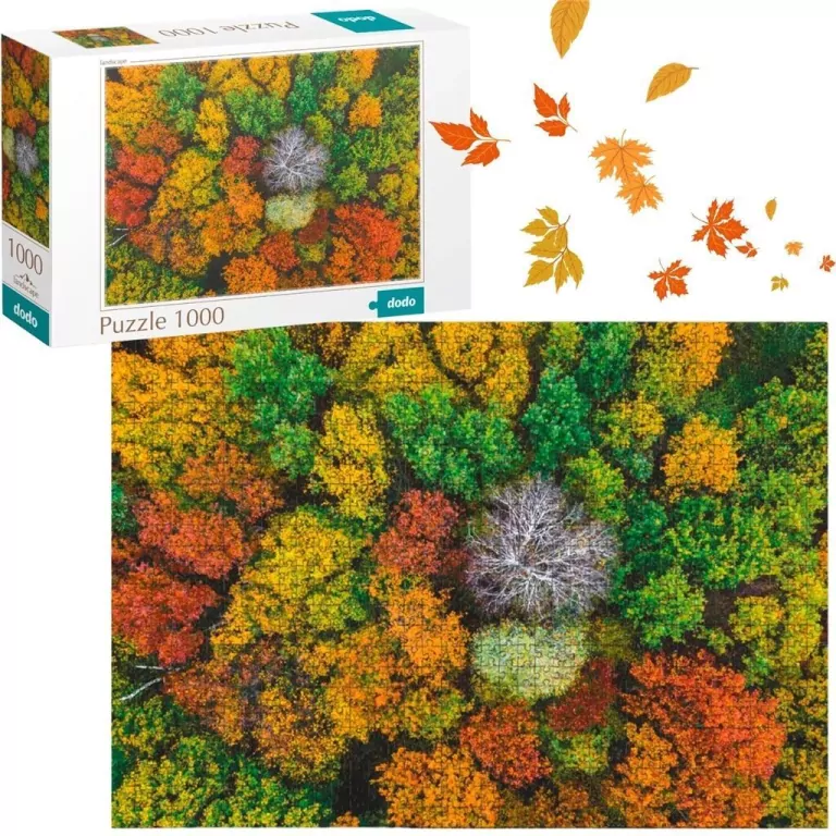 Puzzle 1000 Dzembronya village. Ukraine - tantis.pl