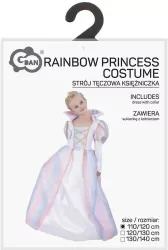 Strój dla dzieci Tęczowa Księżniczka rozm.110/120