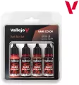 Vallejo: 72.387 - Game Color - Dark Skin Set (4x18 ml) - tantis.pl