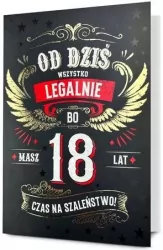 Karnet B6 Urodziny Osiemnastka