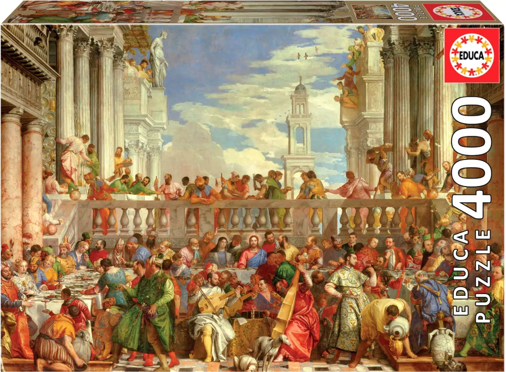 Puzzle 4000 Wesele w Kanie Galilejskiej Paolo Veronese 112811 - tantis.pl