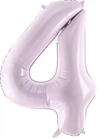 Balon foliowy cyfra 4 72cm fioleotwy - tantis.pl