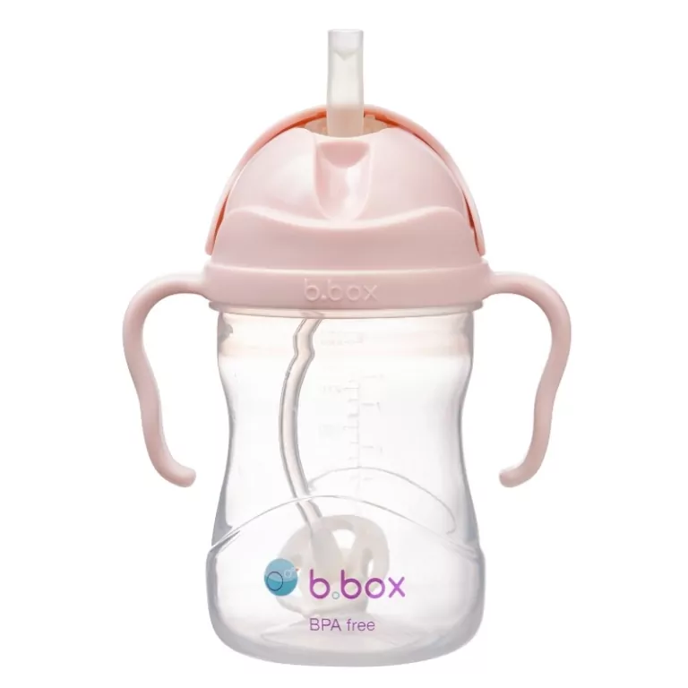 Bidon ze słomką, 240 ml, Blush - tantis.pl