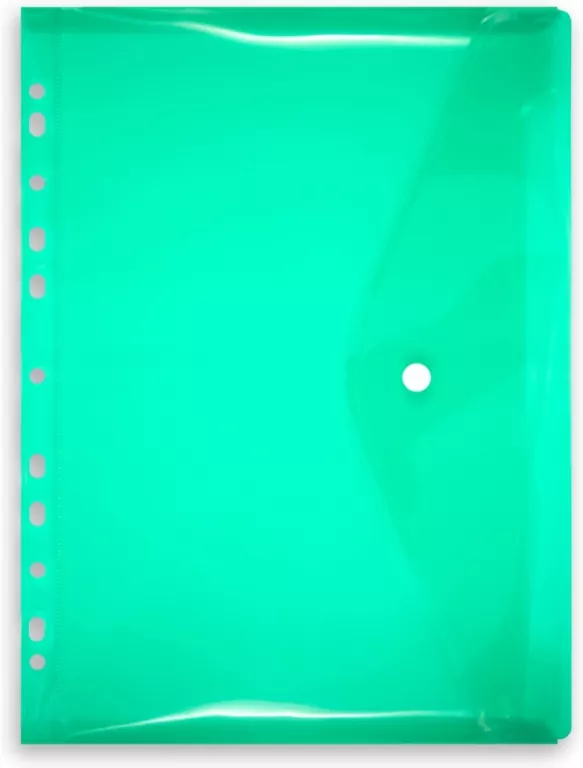 Teczka PP A4 z europerforacją. Zielona - tantis.pl