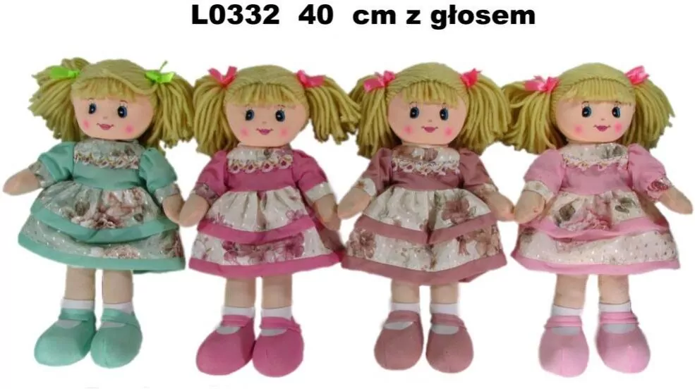 Lalka z głosem 40cm MIX - tantis.pl
