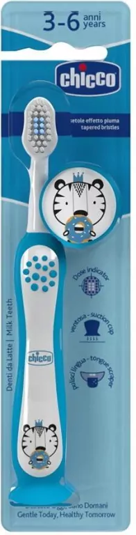 Chicco. Szczoteczka do zębów. Tiger. 3-6 lat - tantis.pl
