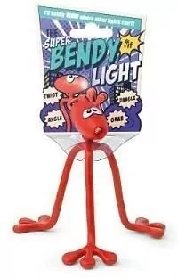 Super Bendy. Lampka do książki - czerwona - tantis.pl