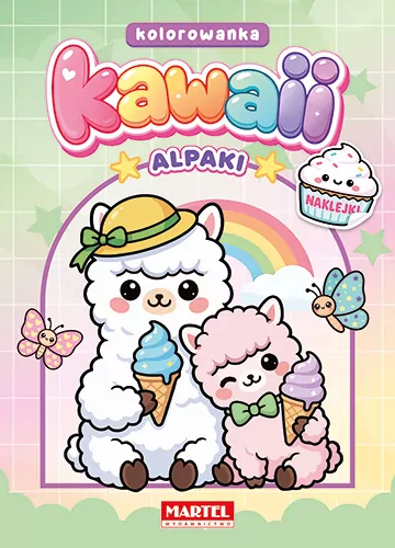 Kawaii Alpaki z naklejkami - tantis.pl