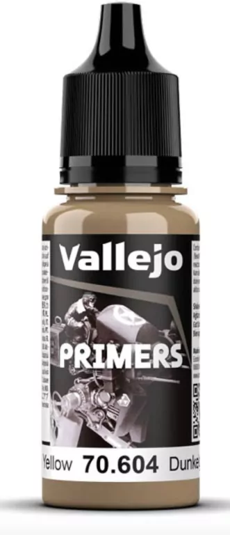 Vallejo: 70.604 - Primers - German Dark Yellow (18 ml) - tantis.pl