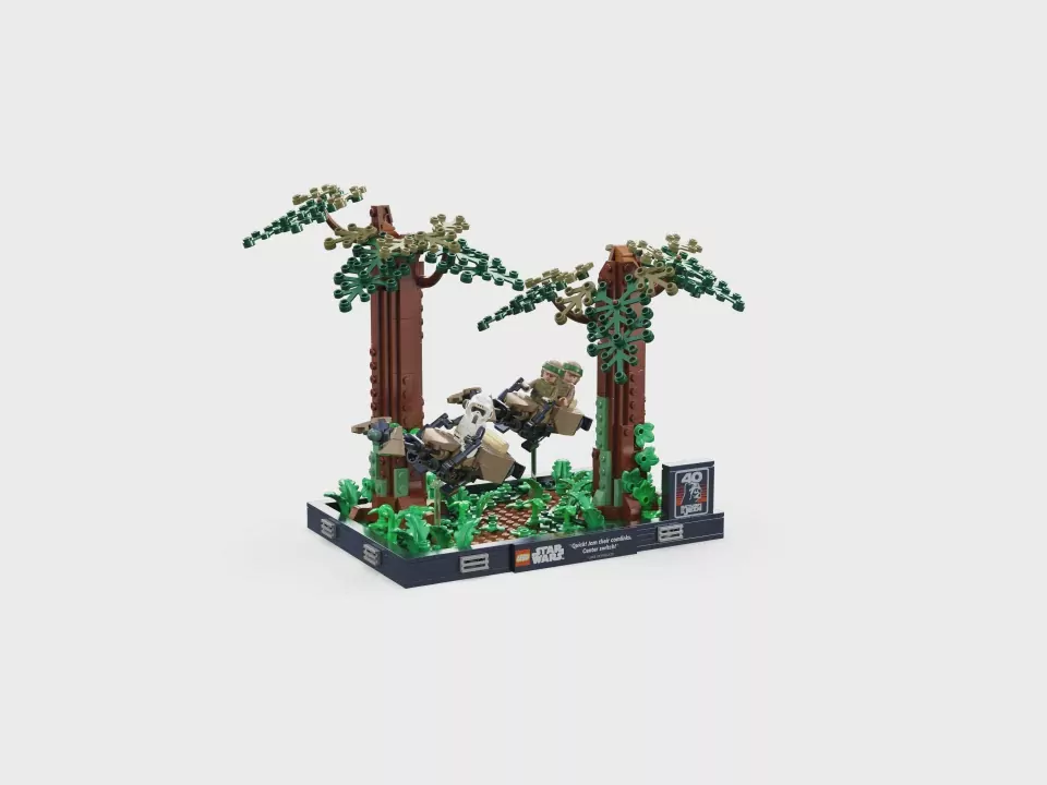 LEGO® Star Wars™. Diorama: Pościg na ścigaczu przez Endor™. 75353 - tantis.pl