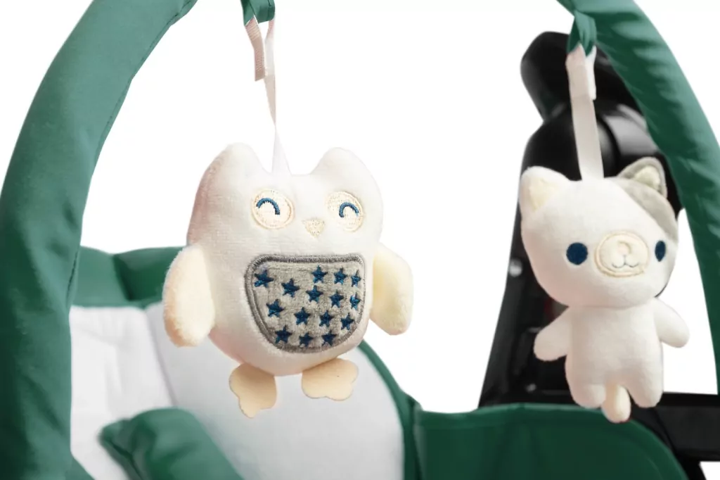 Caretero Krzesełko + huśtawka Indigo czarno zielone - tantis.pl