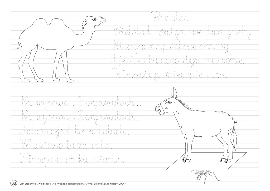 Literkowo. Ćwiczenia do kaligrafii - tantis.pl