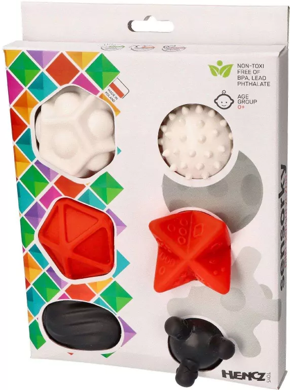 Piłeczki sensoryczne kontrastowe - tantis.pl