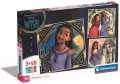 Clementoni. Puzzle 3x48. Super Kolor. Wish - tantis.pl