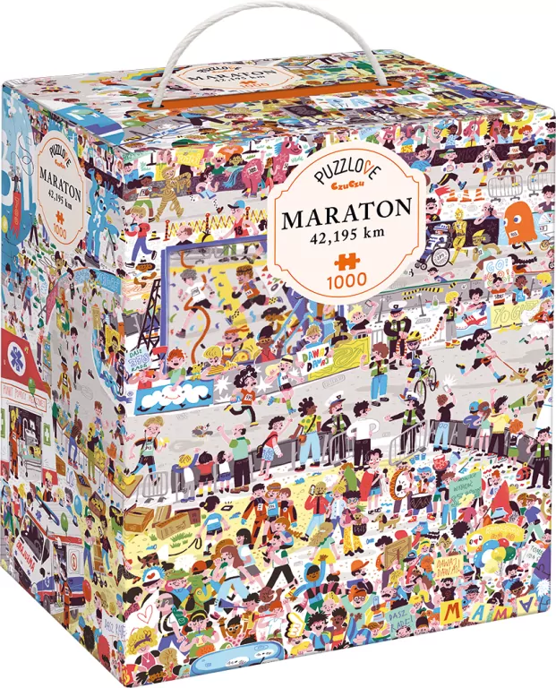 CzuCzu. Puzzlove. Maraton 42,195 km. 1000 el. - tantis.pl