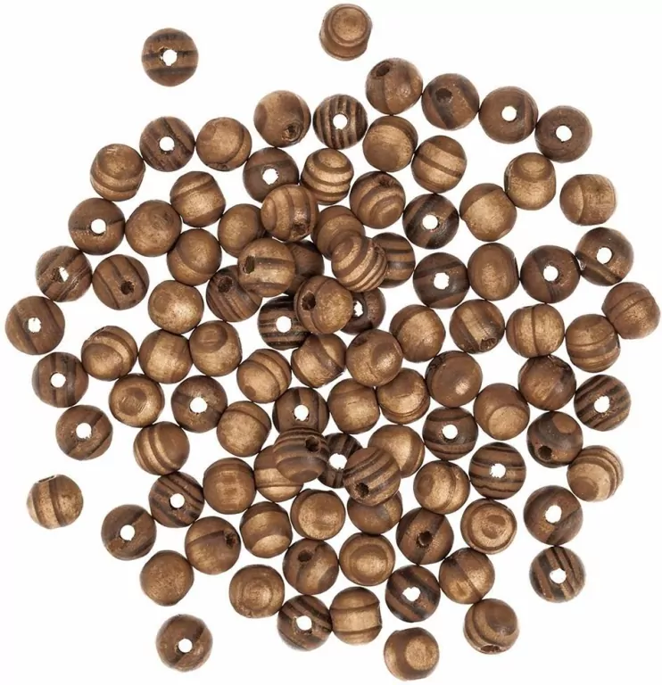 Koraliki drewniane sosnowe 10mm 100szt - tantis.pl