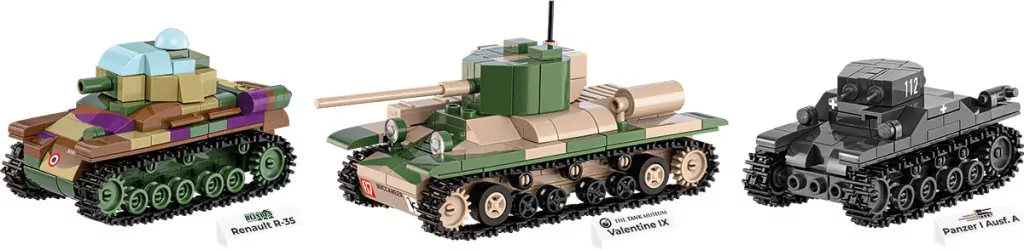 Cobi. Historical Collection Renault R35,Valentine IX - tantis.pl