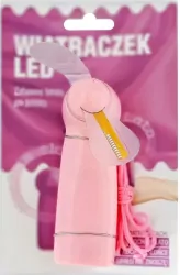 Wiatraczek led różowy