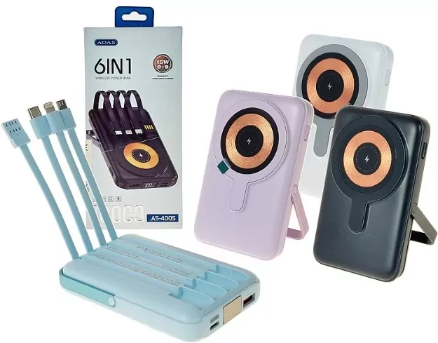 Powerbank 6w1 10000 mAh - tantis.pl