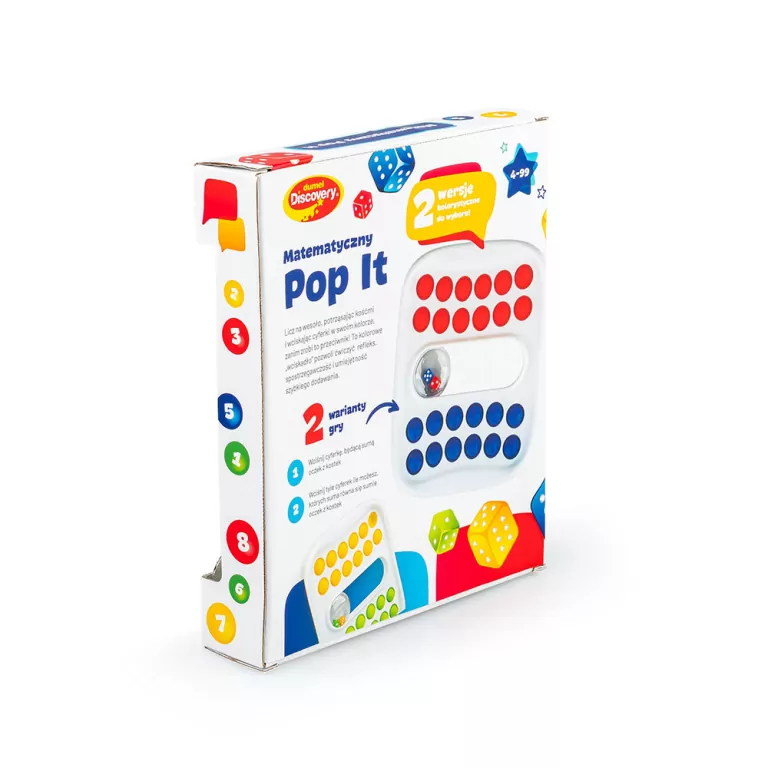 Matematyczny POP IT czerwono-niebieski - tantis.pl