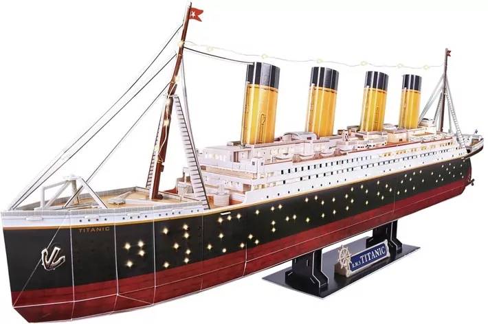 Puzzle 3D LED. Titanic - tantis.pl