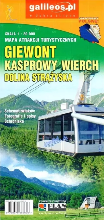 Mapa - Giewont, Kasprowy Wierch.. 1:20 000 w.2024 - tantis.pl