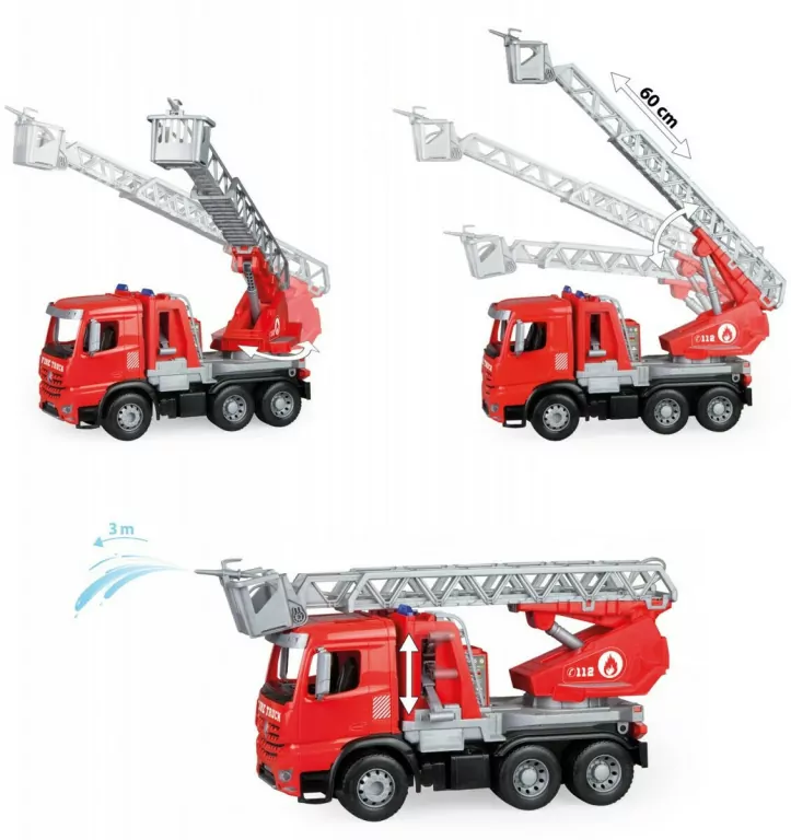 Straż Pożarna z drabiną. Mercedes - tantis.pl