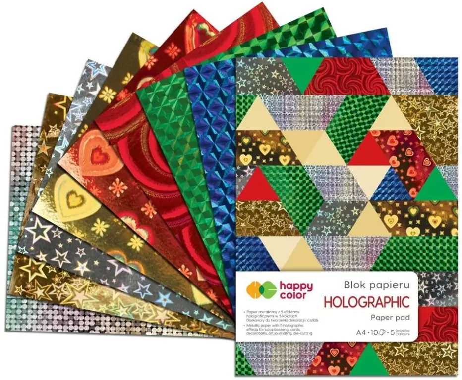 Blok A4/10K. Holographic 70g - tantis.pl