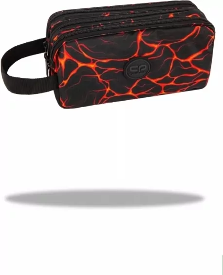 Saszetka potrójna z rączką Coolpack Primus Magma - tantis.pl