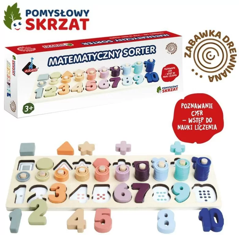 Matematyczny sorter. Pomysłowy skrzat - tantis.pl