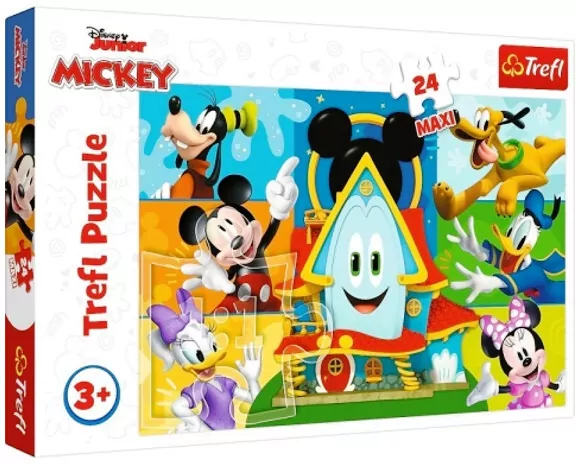 Puzzle 24 Maxi Myszki Miki i przyjaciele TREFL - tantis.pl