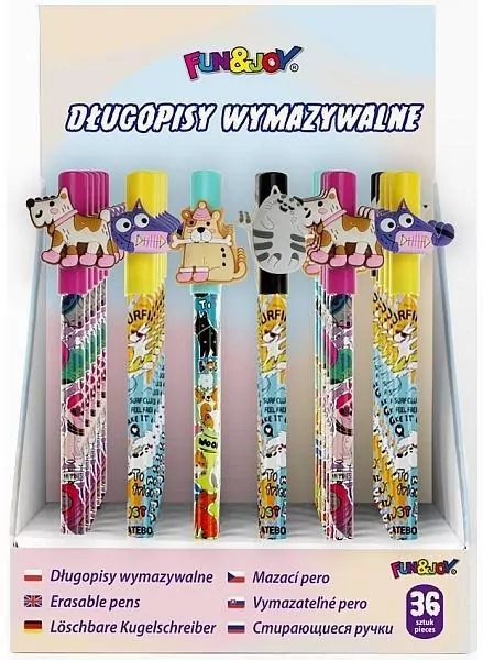 Długopis wymazywalny niebieski 0,7mm - tantis.pl
