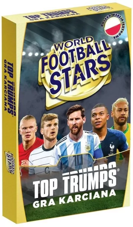 Winning Moves. Top Trumps World Football Stars tuck box - tantis.pl