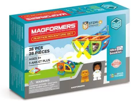 Magformers Aviaton Adventure Set 28el - tantis.pl
