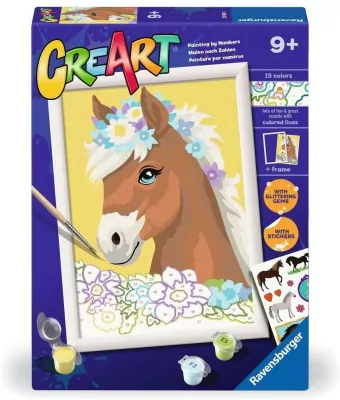 CreArt dla dzieci: Konik z krysztalkami