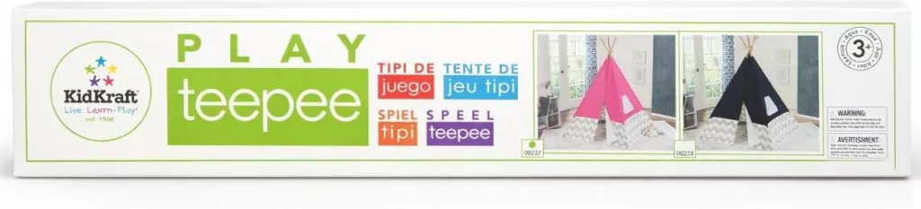 Namiot Kidkraft Tepee różowy - tantis.pl