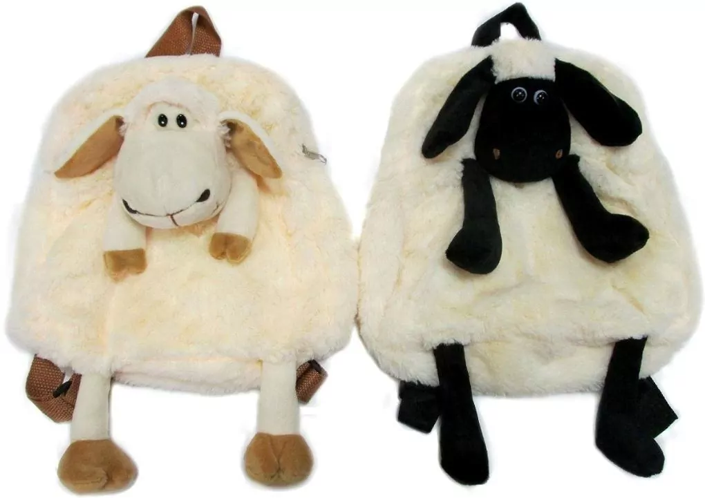 Plecak Owieczka 25cm MIX - tantis.pl