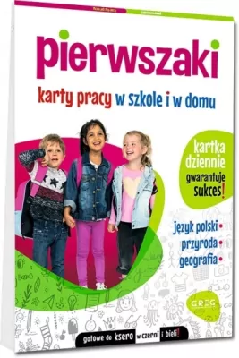 Szkoła podstawowa - Pierwszaki. Karty pracy w szkole i w domu