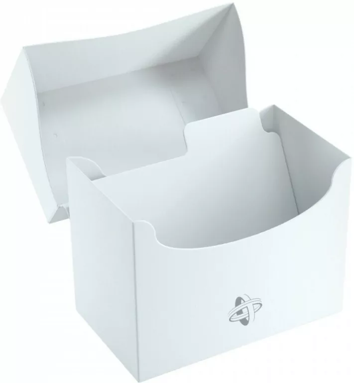 Pudełko Leżące Plastikowe na 80+ kart Białe - tantis.pl