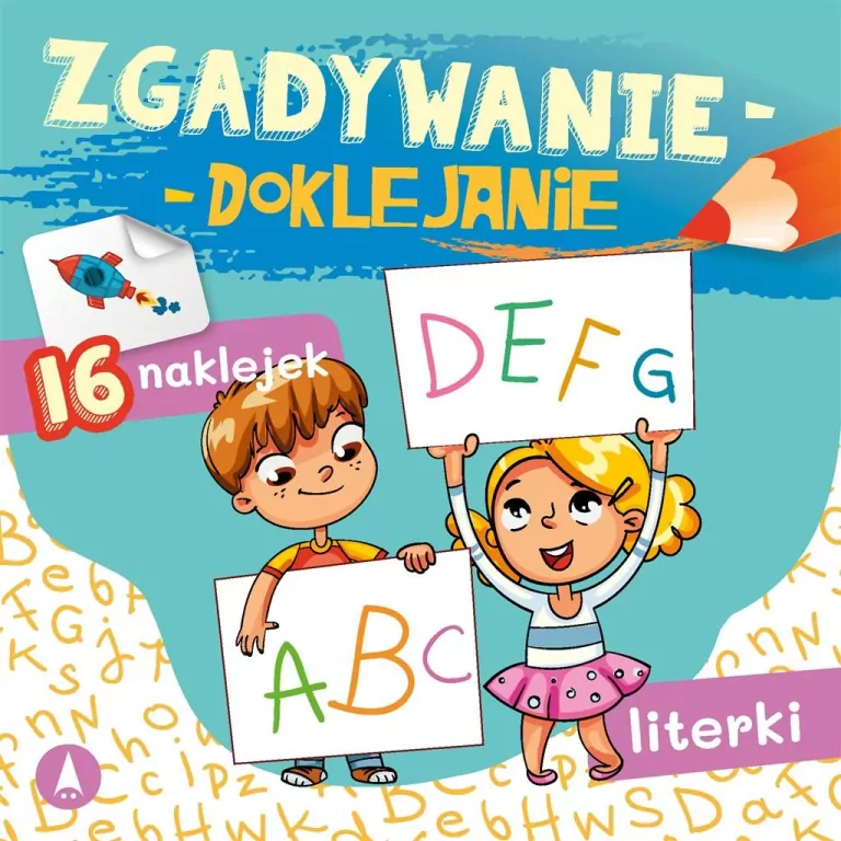 Zgadywanie-doklejanie. Literki - tantis.pl