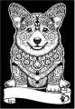 Kolorowanka welwetowa A4 Corgi - tantis.pl