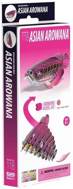 Ryba Arowana Azjatycka Eugy. Eko Układanka 3D - tantis.pl