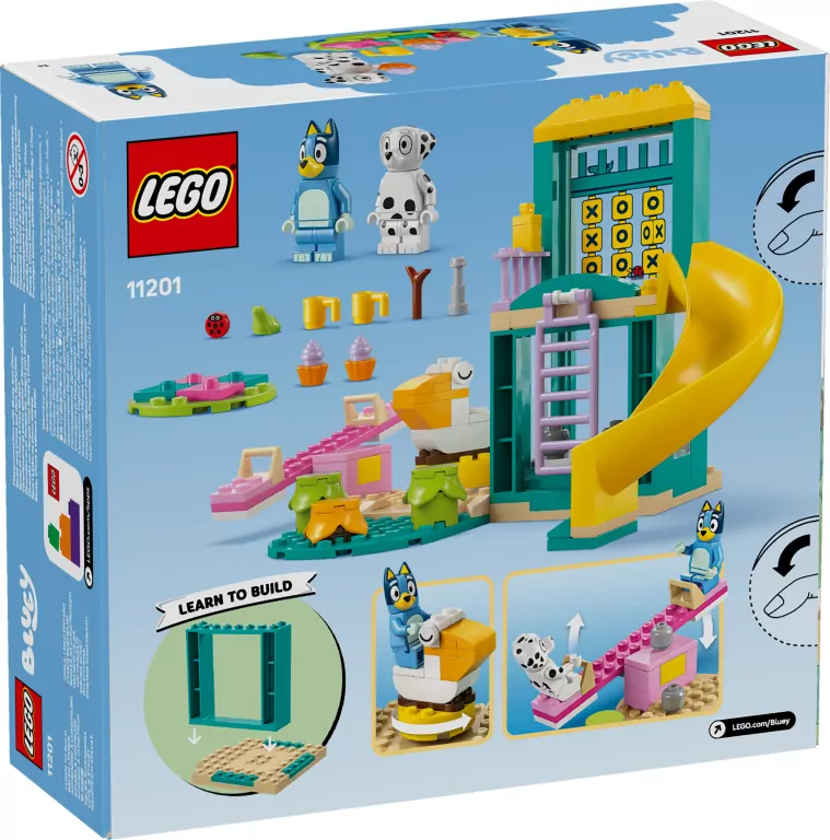 LEGO® Bluey. Blue i Łatka na placu zabaw 11201 - tantis.pl