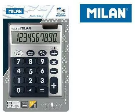 Kalkulator 10 poz. Silver MILAN - tantis.pl