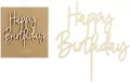 Topper drewniany Happy Birthday 16,5cm - tantis.pl