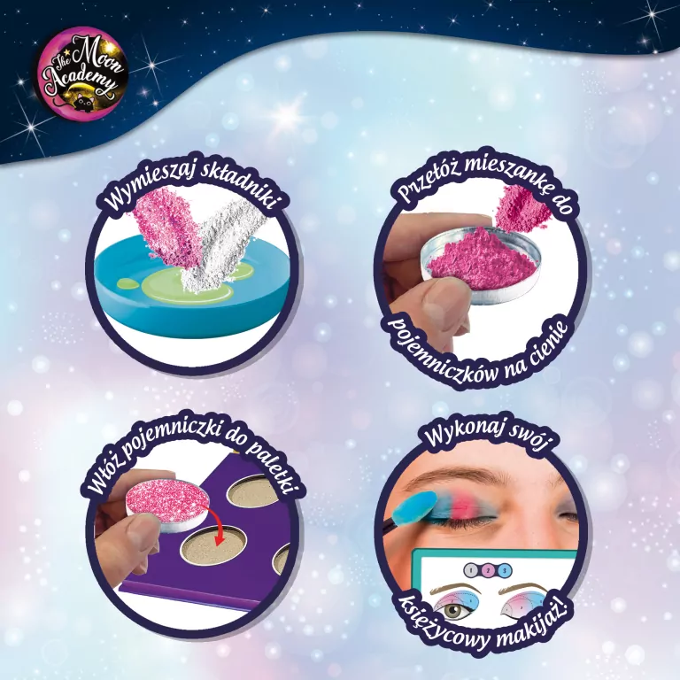 Księżycowe cienie do powiek. Moon Academy - tantis.pl