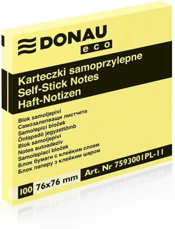 Bloczek samoprzylepny Eco 76x76mm - tantis.pl