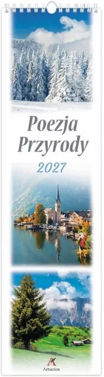 Kalendarz 2027 paskowy Poezja Przyrody - tantis.pl