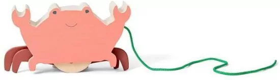 Drewniany krab do ciągnięcia